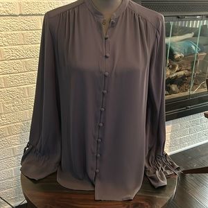 Loft Large petite blouse Smokey blue